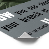 Poster für die Rekrutierung der Armee — Zweiter We (Ecke)