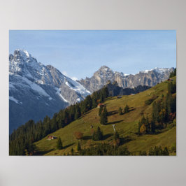 Poster für die Schweizer Alpen