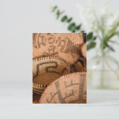 Poster für die süd-westlichen Indianerwölfe Postkarte (Stehend Vorderseite)