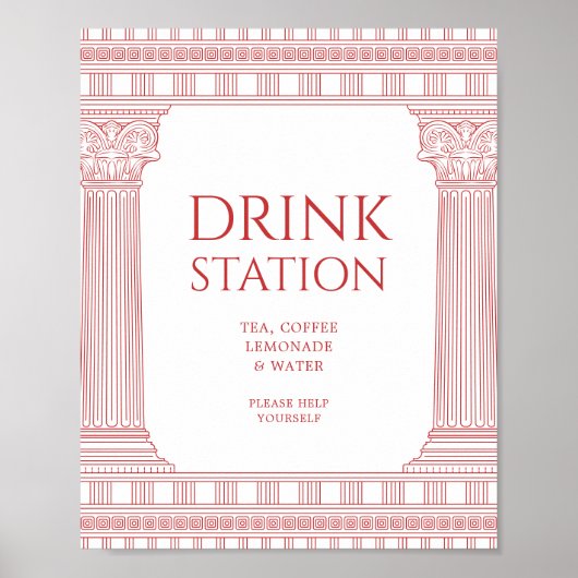 Poster für die Trinkstation für gottesfürchtiges P (Vorne)