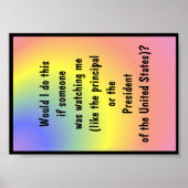 Poster für die Zeichenentwicklung (Vorne)