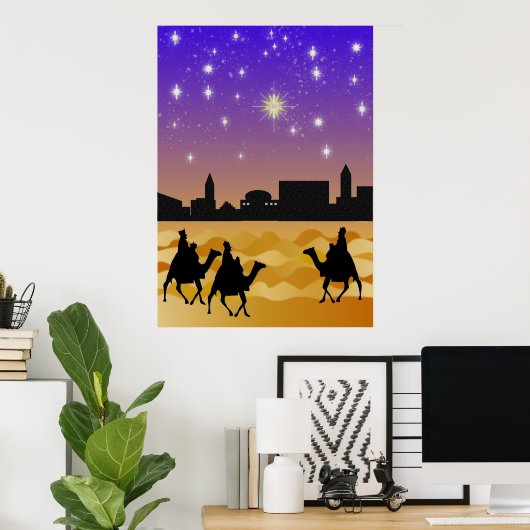 Poster für drei kluge Männer (Heimbüro)