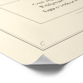 Poster für Eierkochzeiten (Ecke)