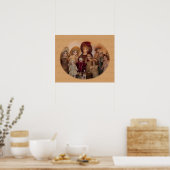 Poster für französische Dollars und Freunde (Küche)