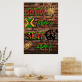 Poster für Freiheit und Gleichheit in Afrika (Küche)