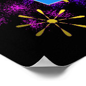 Poster für Frieden und Liebe (Ecke)