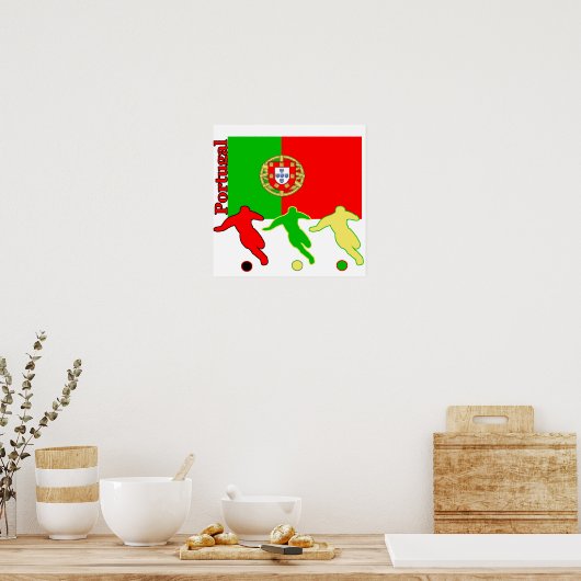 Poster für Fußball (Küche)