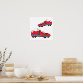 Poster für Fußballschuhe (Küche)