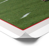 Poster für Fußballspieler (Ecke)