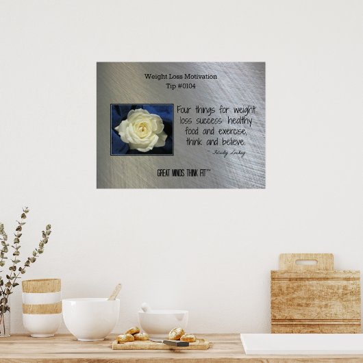 Poster für Gewichtsverlust Tip #0104 (Küche)