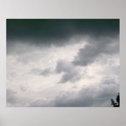 Poster für graue Wolken (Vorne)