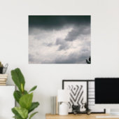Poster für graue Wolken (Heimbüro)