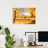 Poster für Herbst-Bäume