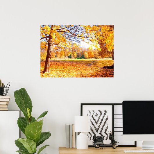 Poster für Herbst-Bäume