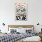 Poster für "HMS PinaVordermann", aufgeführt von Go Leinwanddruck (Insitu (Schlafzimmer))