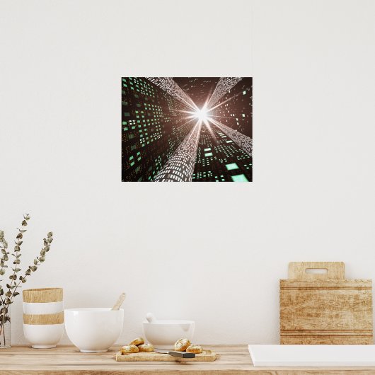 Poster für Hochgeschwindigkeits-Technologie (Küche)