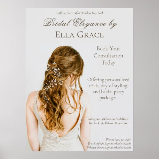 Poster für Hochzeitstag (Vorne)