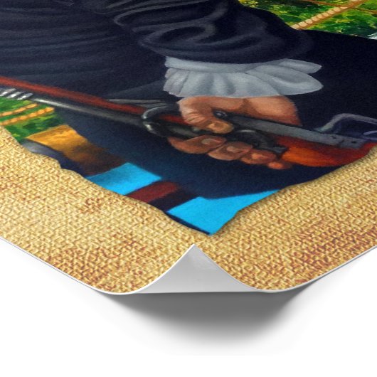 Poster für illegale Einwanderung (Ecke)