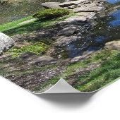 Poster für japanische Gartenfotografie (Ecke)