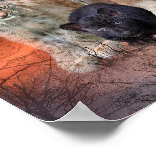 Poster für junge und wilde Kunst/Print (Ecke)