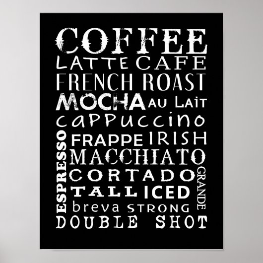 Poster für Kaffeeliebhaber (Vorne)