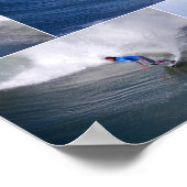 Poster für kalifornische Surfer (Ecke)