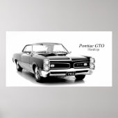 Poster für klassische Autos (Vorne)