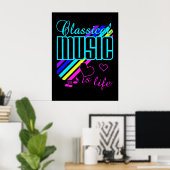 Poster für klassische Musik (Heimbüro)
