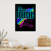 Poster für klassische Musik (Küche)