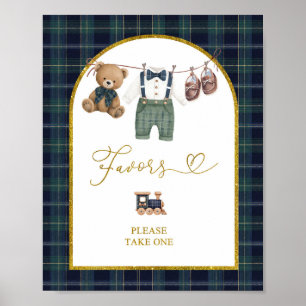 Poster für kleine Gentleman-Baby-Shower-Geschenke