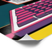 Poster für Kommunikationstechnologie | Wall Art (Ecke)