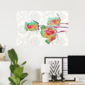 Poster für kosmische Rose (Heimbüro)