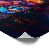 Poster für künstlerische Spiele (Ecke)