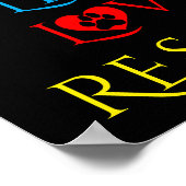 Poster für Live-, Liebe- und Rettungs- und Begleit (Ecke)