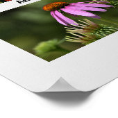 Poster für Makro-Blume (Ecke)