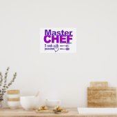 Poster für Master-Koch (Küche)