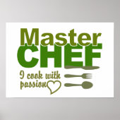 Poster für Master-Koch (Vorne)