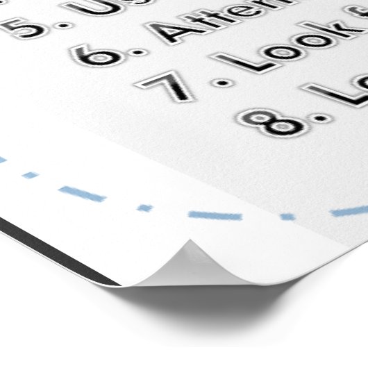 Poster für mathematische Praktiken (Ecke)