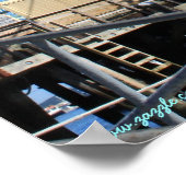 Poster für Mayflower-Segelschiffe (Ecke)