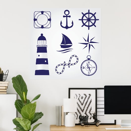 Poster für Meereselemente (Heimbüro)