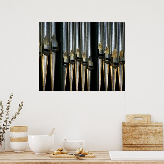 Poster für Metallrohre (Küche)