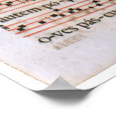 Poster für mittelalterliche Musik (Ecke)