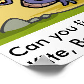 Poster für mittelalterliche Wörter (Ecke)