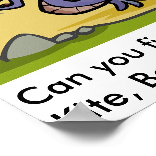 Poster für mittelalterliche Wörter (Ecke)