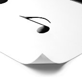 Poster für Musiknoten (Ecke)