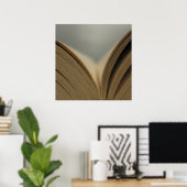 Poster für offene Buchseiten (Heimbüro)