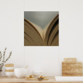 Poster für offene Buchseiten (Küche)