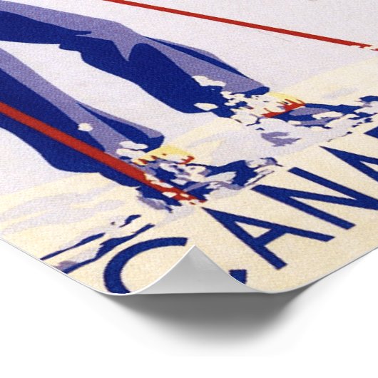 Poster für offene Pisten (Ecke)