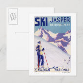 Poster für offene Pisten Postkarte (Vorne/Hinten)