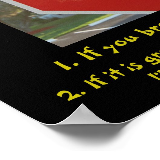 Poster für Office-Kühlschrank (Ecke)